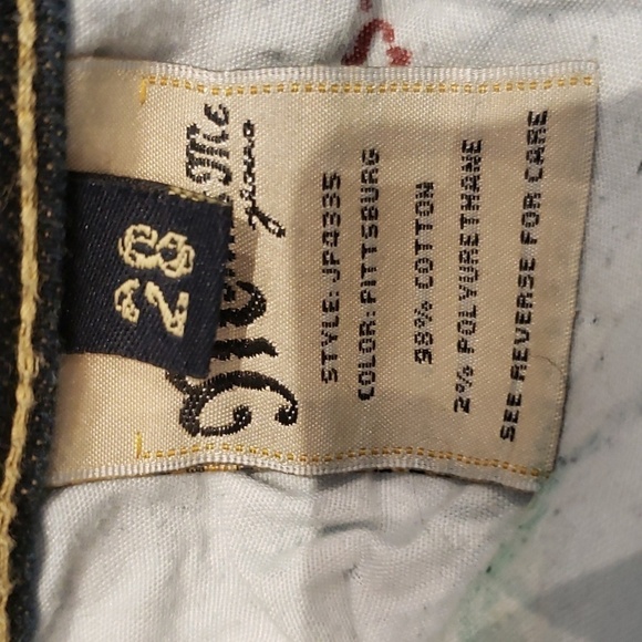 Miss Me Jeans Womens Size 28 Dark Blue Camoflauge pockets - Picture 10 of 15